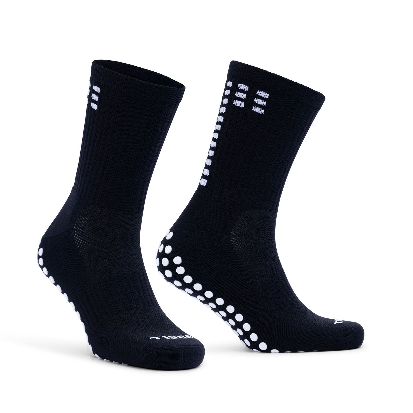tiscal sports black grip socks