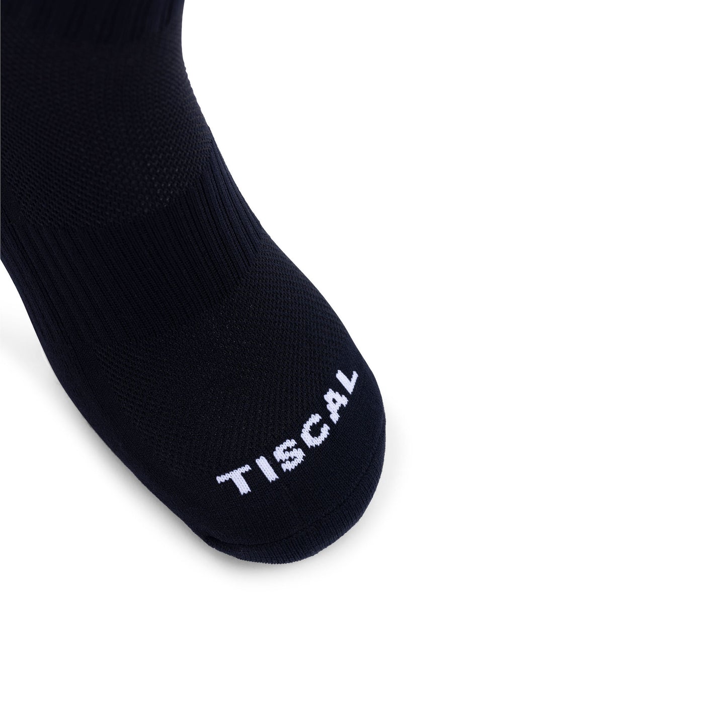 tiscal sports black grip socks toe