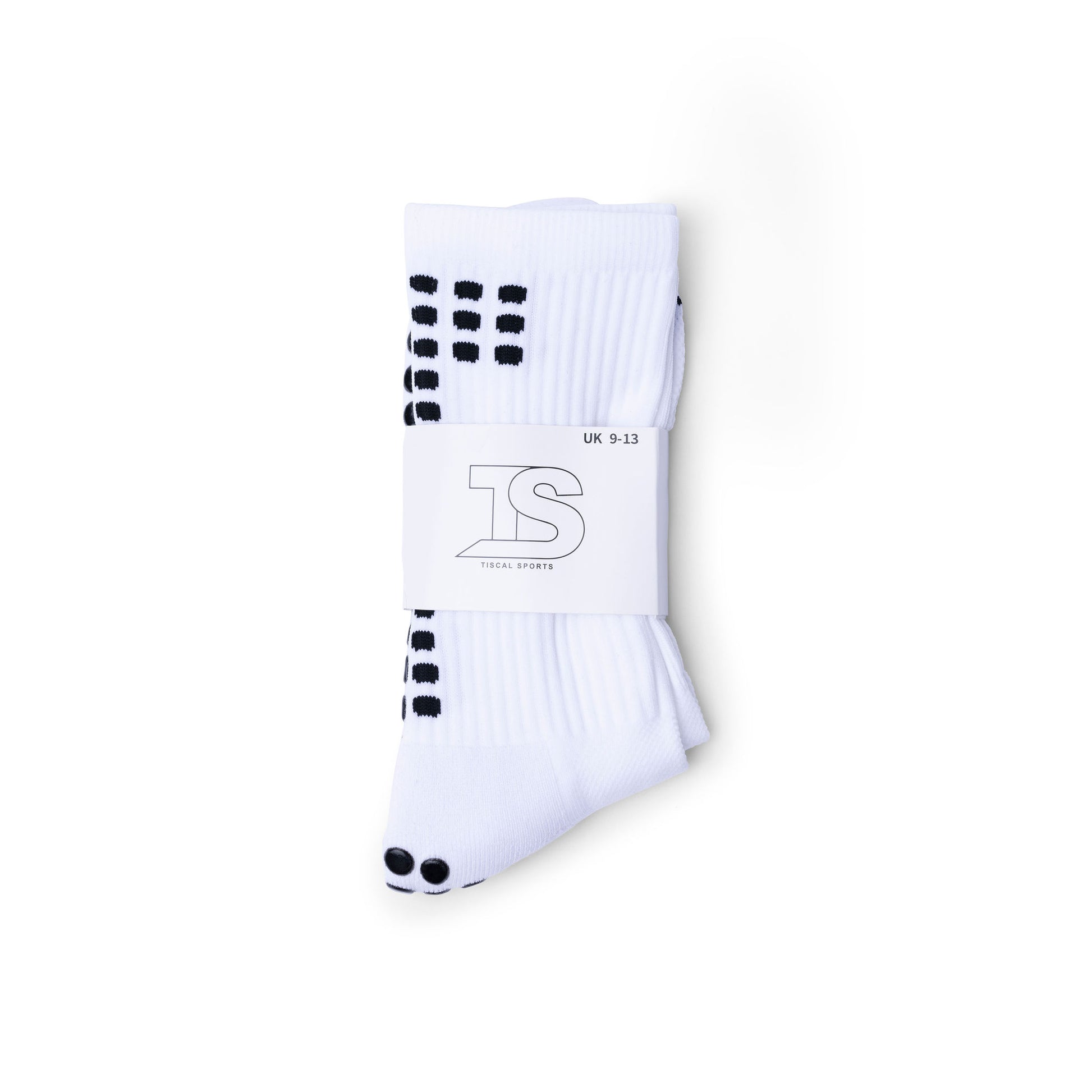 tiscal sports white grip socks package